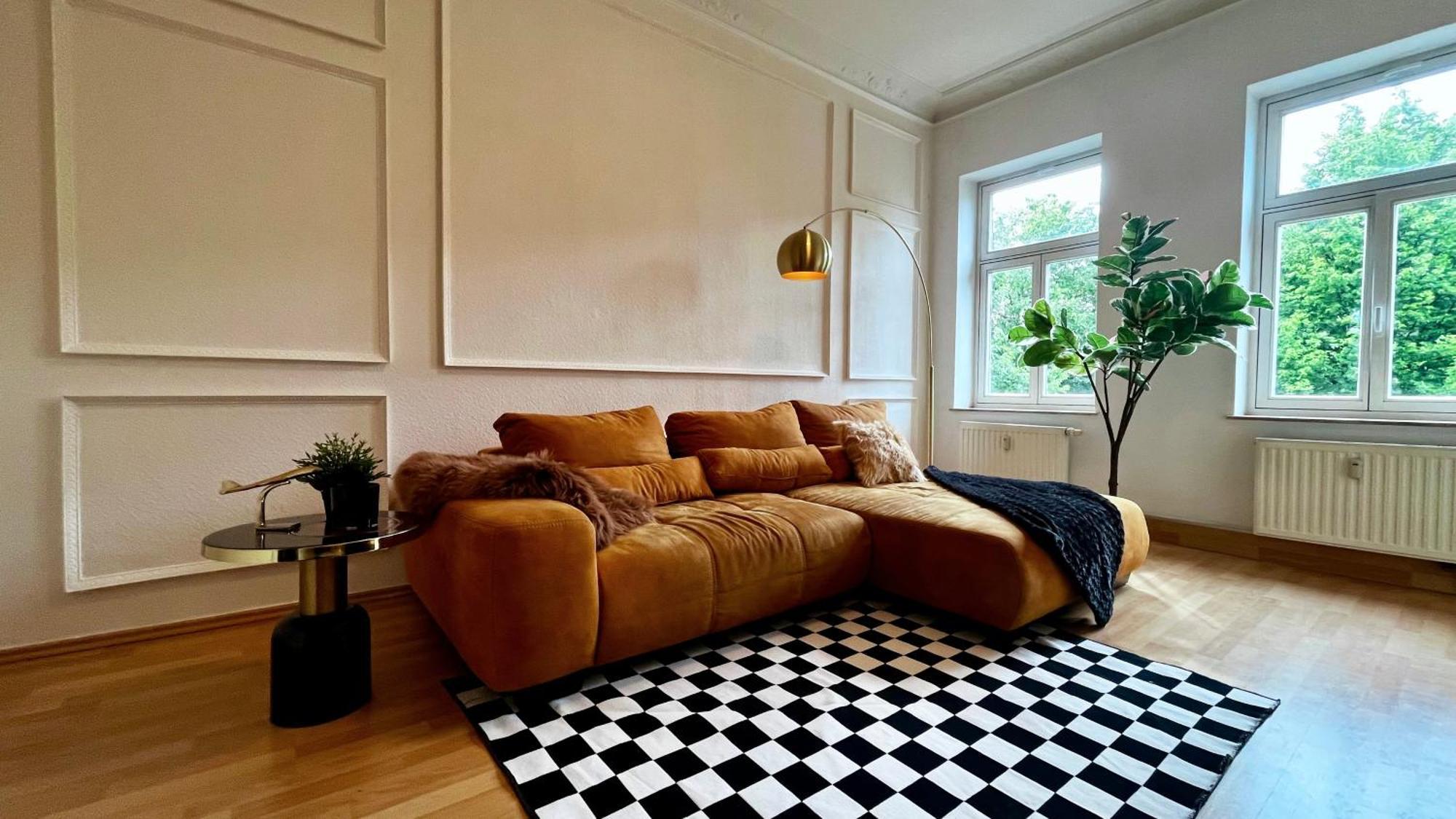 Charmanter Altbau In Schleussig Mit Balkon Leipzig Dış mekan fotoğraf